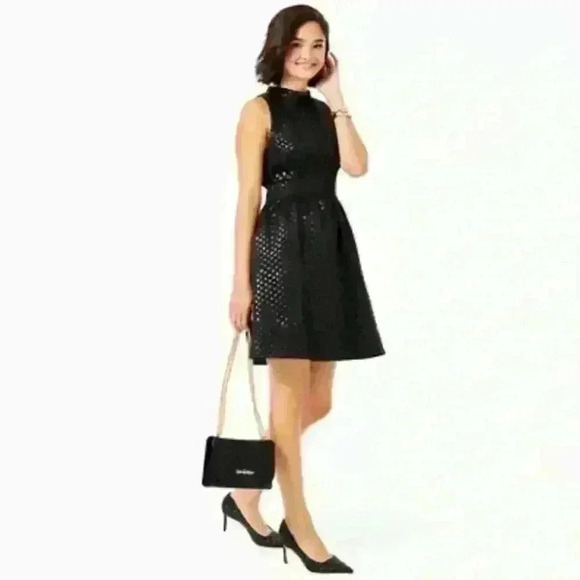 Lilly Pulitzer Dresses & Skirts - Lilly Pulitzer EUC Zaria Size 14 Black Jacquard shift dress with pockets item# 5